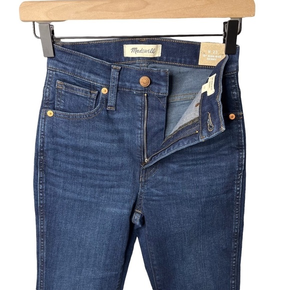 Madewell 10” High Rise Skinny Jeans Size 23 Classic Style F4684 - Picture 4 of 11